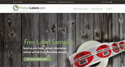 Desktop Screenshot of producelabels.com