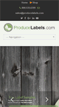 Mobile Screenshot of producelabels.com